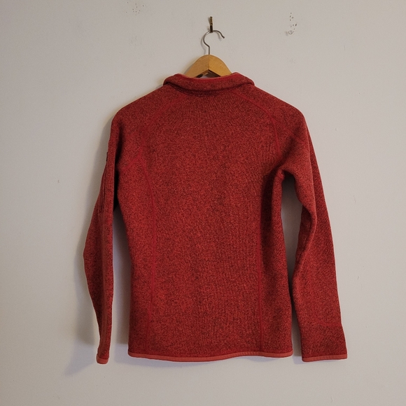 Patagonia Women's Better Sweater Quarter Zip Red - Picture 11 of 14